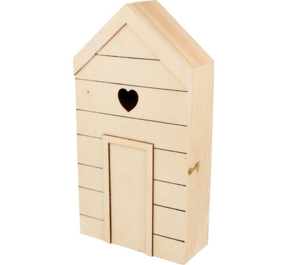 Holz-Schl&uuml;sselkasten "Strandhaus"