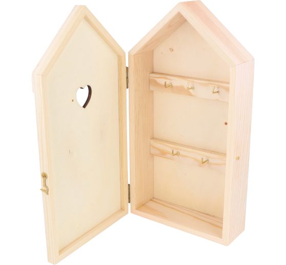 Holz-Schl&uuml;sselkasten "Strandhaus"