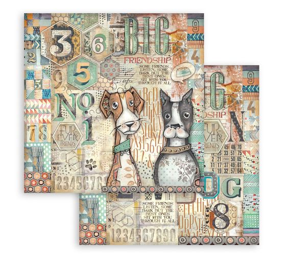 Scrapbook-Block "Furry Friends"
