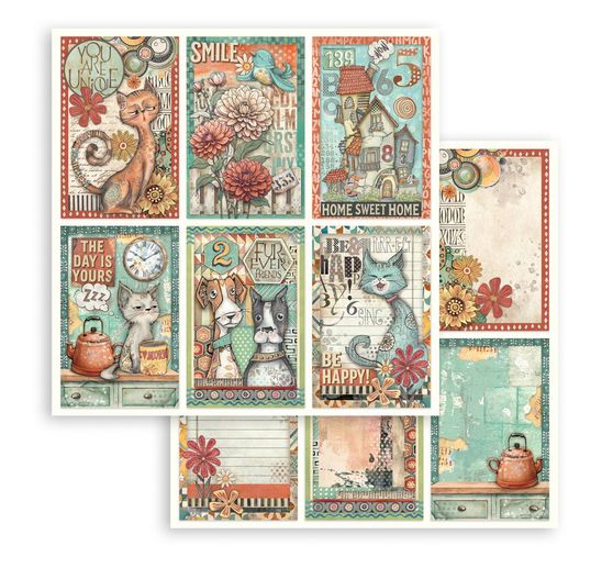 Scrapbook-Block "Furry Friends"