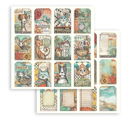 Scrapbook-Block "Furry Friends"