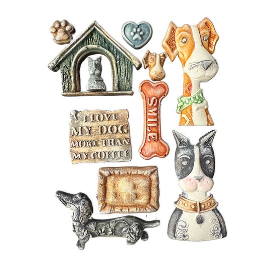 Silikonform A5 "Furry Friends - Dogs"