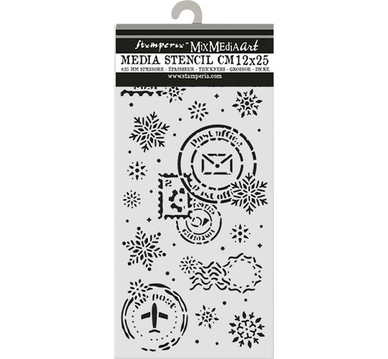 Schablone "Gear up for Christmas - Snowflakes"