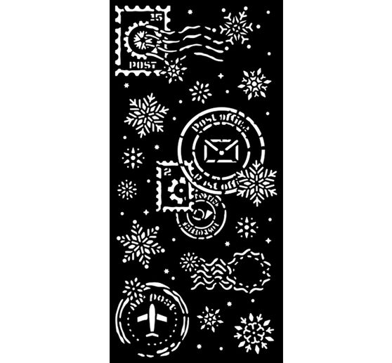Schablone "Gear up for Christmas - Snowflakes"
