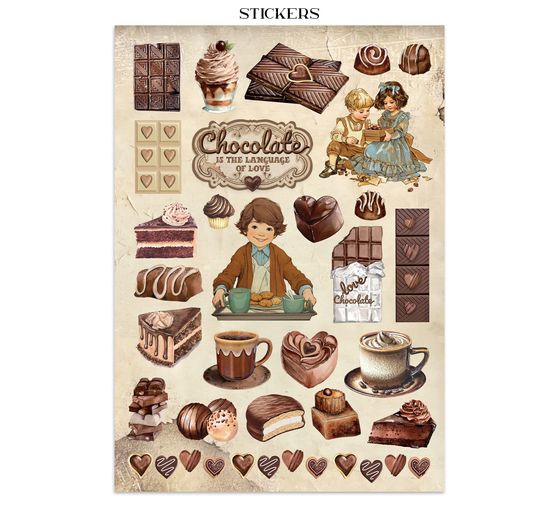 Junk Journal Book "Coffee and Chocolate"