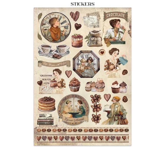 Junk Journal Book "Coffee and Chocolate"