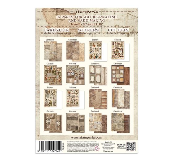 Junk Journal Book "Coffee and Chocolate"