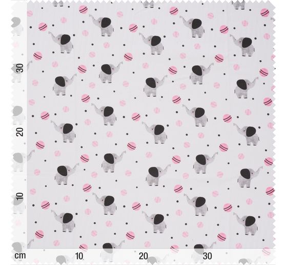 Baumwoll-Stoff "Elefant Lilo"