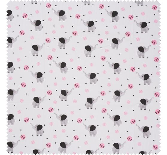 Baumwoll-Stoff "Elefant Lilo"