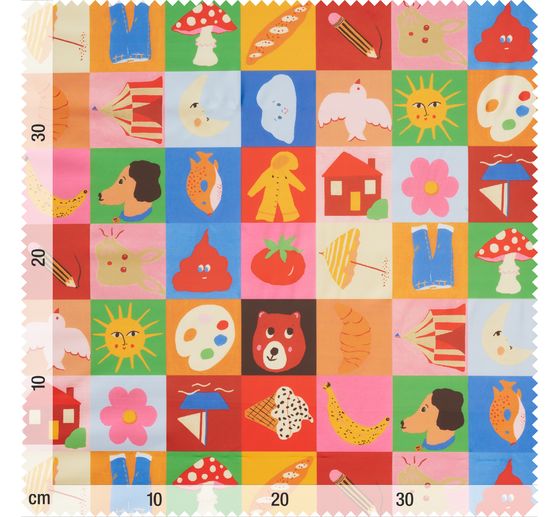 Polyester fabric "Funny" PU coated