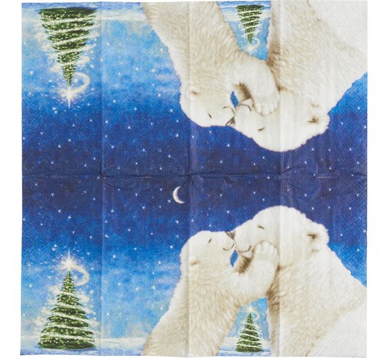 Paper handkerchiefs "Polar Bear Kiss"