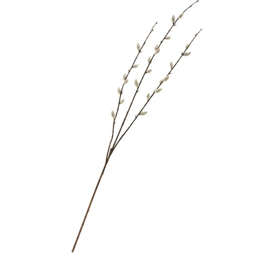 Willow catkin branch "Cream"