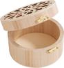 VBS Wooden box, round "Ornament flower"