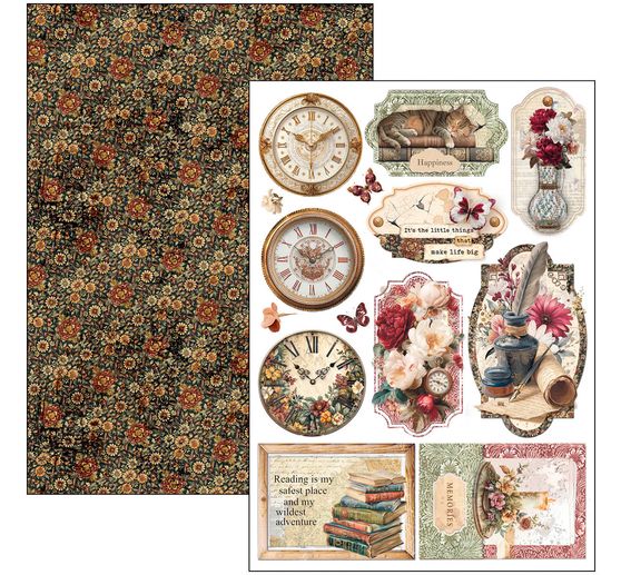 Papier-Set "Book Lovers"