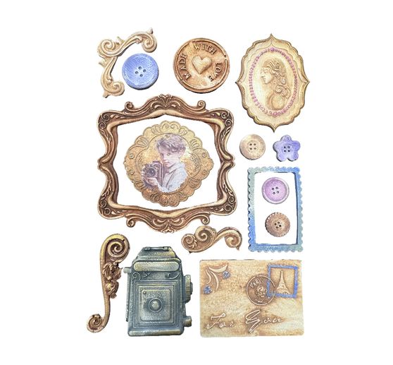 Silikonform A5 "Quiet Days - Plates"