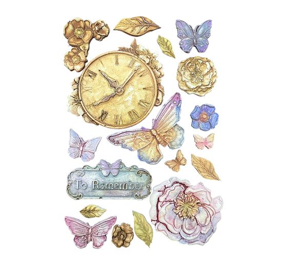 Silikonform A5 "Quiet Days - Clock"