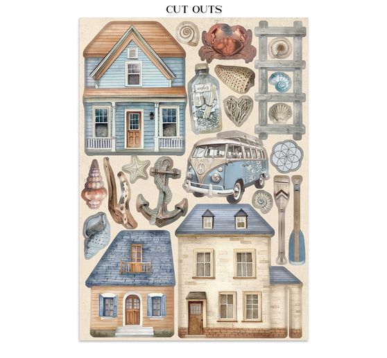 Junk Journal Book "Silent Sea"