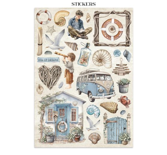 Junk Journal Book "Silent Sea"