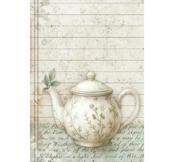 Motiv-Strohseiden Sortiment "Herbarium Silvae", 8er Set