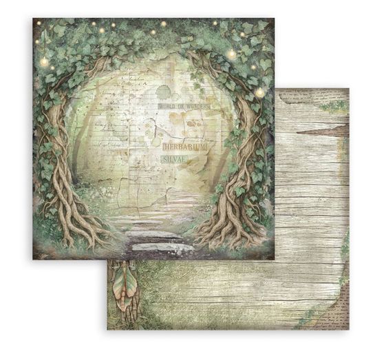 Scrapbook-Block "Herbarium Silvae Backgrounds"