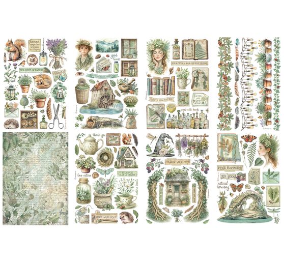 Washi Pad "Herbarium Silvae"