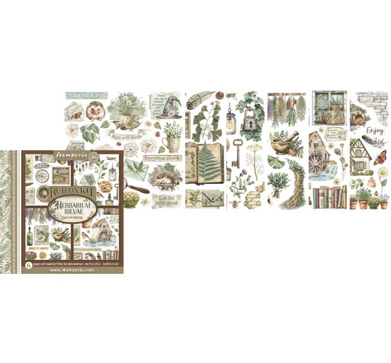 Rub On assortment "Herbarium Silvae"