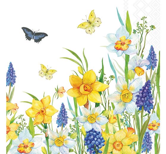 Serviette "Narcis and Muscari"