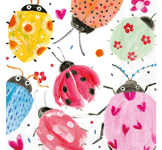 Serviette "Joyful Ladybugs"