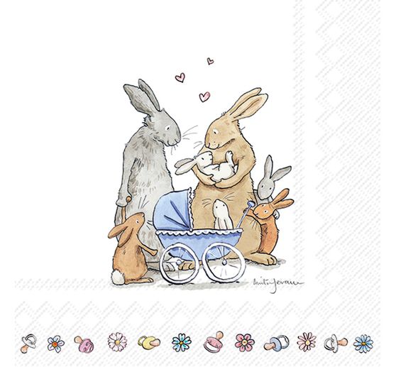 Napkin "Welcome Baby"