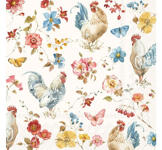 Napkin "Country Rooster"