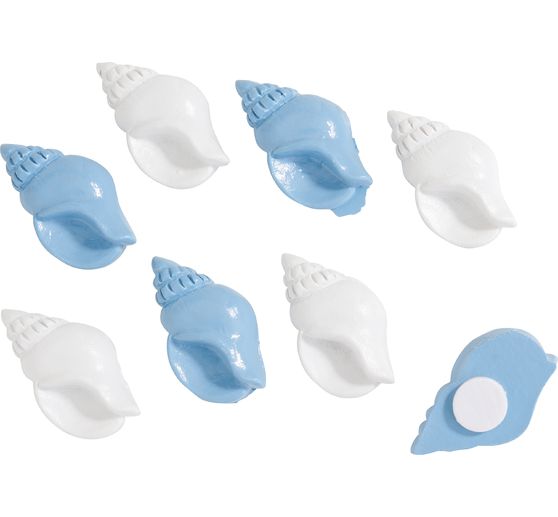 VBS Scatter decorations "Seashell", with adhesive dot