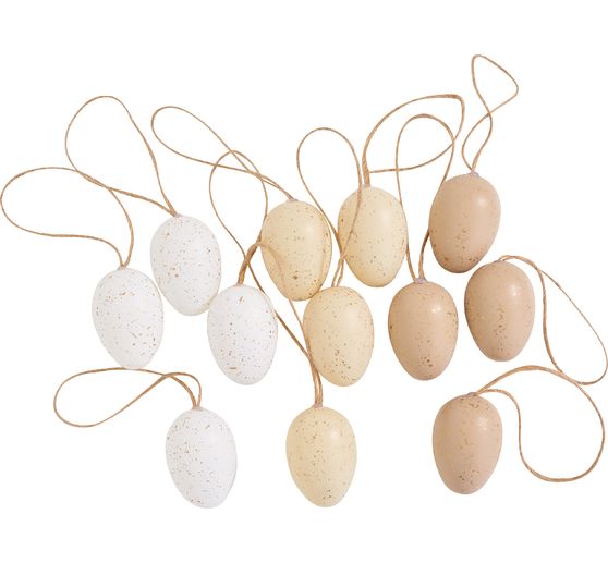 VBS Deko-Eier "Naturfarben"