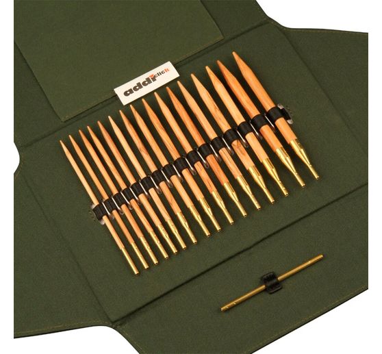 addiClick Etui Set Olivenholz