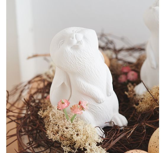 Holz Dekoplatte mit Rinde, auf F&uuml;&szlig;en, natur