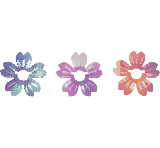 Pailletten Streuteile "Bl&uuml;ten"