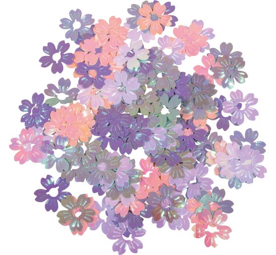 Pailletten Streuteile "Bl&uuml;ten"