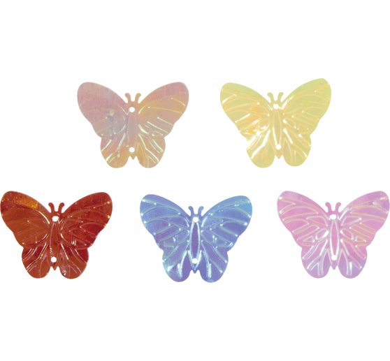 Pailletten Streuteile "Schmetterlinge"