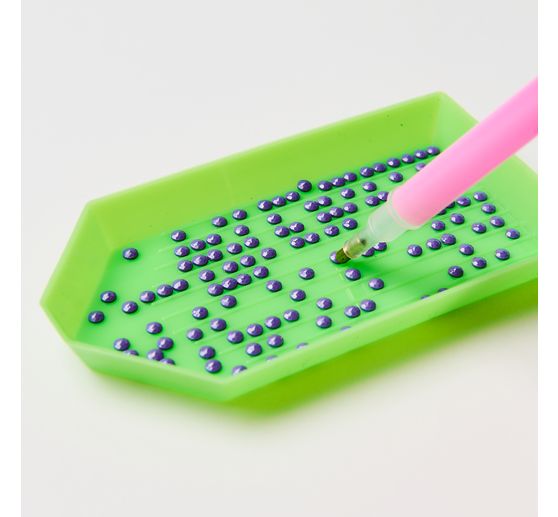 Diamond Painting Set "Sparkling wreath of flowers"