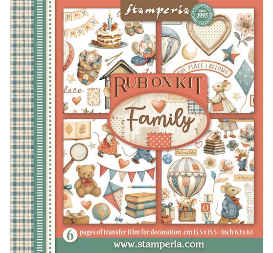 Rub On assortment "Family"
