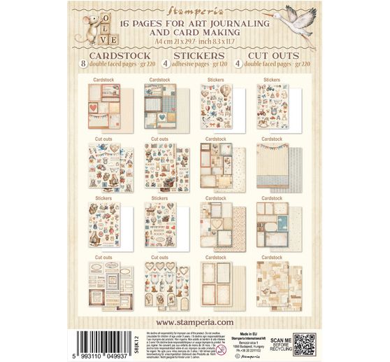 Junk Journal Book "Baby"