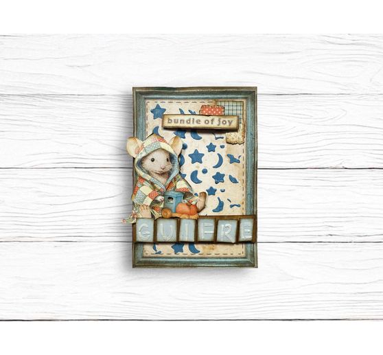 Stencil "Baby - Star and Moon"