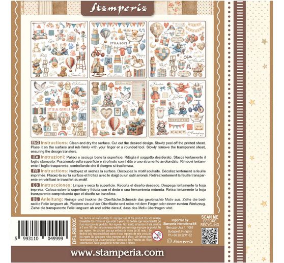 Rub On assortment "Baby"