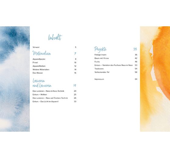 Buch "Lavieren und Lasieren in Aquarell"