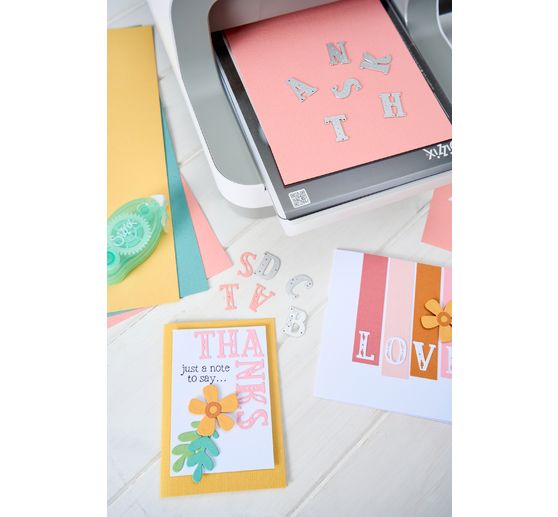 Sizzix Thinlits Stanzschablone "Folk Alphabet"