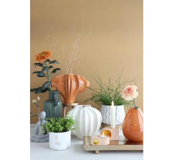 Kerzenhalter f&uuml;r Stabkerzen und Teelichter