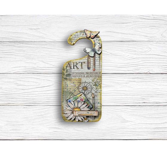 Motif straw silk assortment "Daisy Art", set of 6