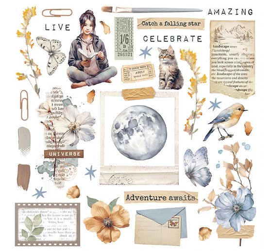 Rub On Sortiment "Secret Diary"