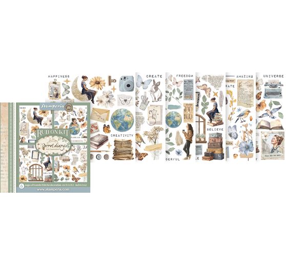 Rub On Sortiment "Secret Diary"