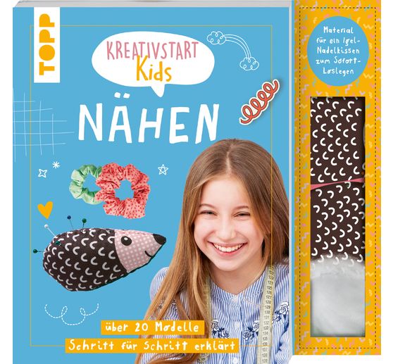 Buch "Kreativstart Kids N&auml;hen. Anleitungsbuch und Material"