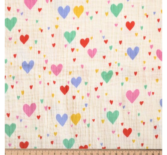 Muslin cotton fabric "Tiamo"